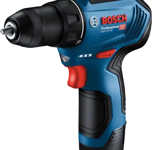 Cordless Drill Driver GSR 12V-30 ( Solo ) Professional BOSCH ( 1 Year Warranty )